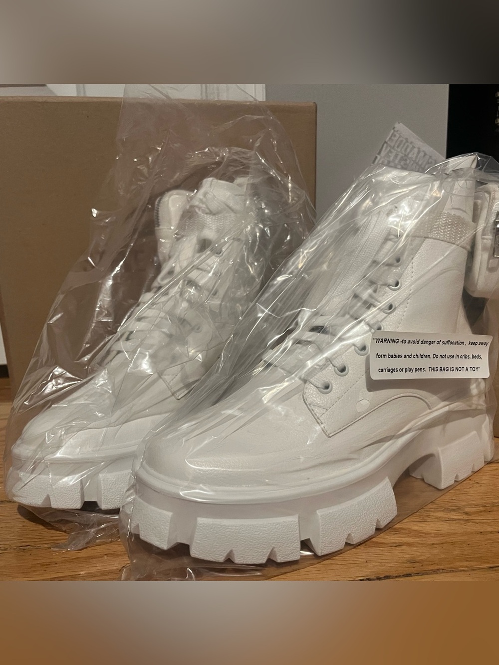 Steve Madden Thora P White Boots